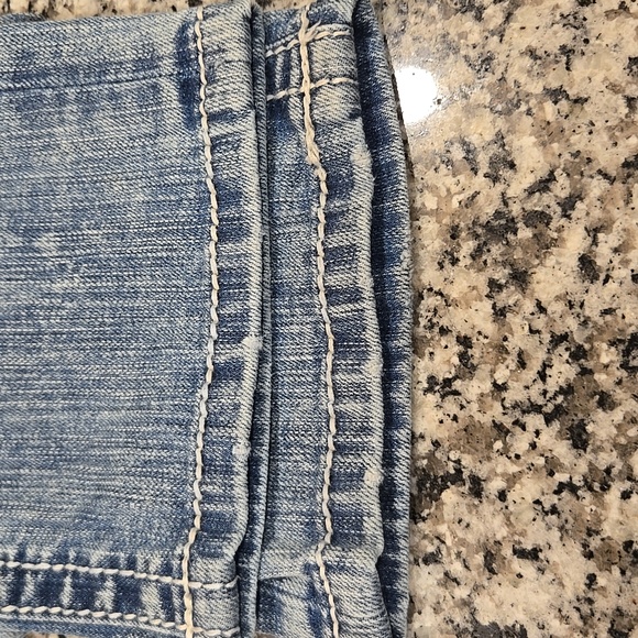 BKE Women's Straight Leg Jeans - Dark Blue - Picture 16 of 16